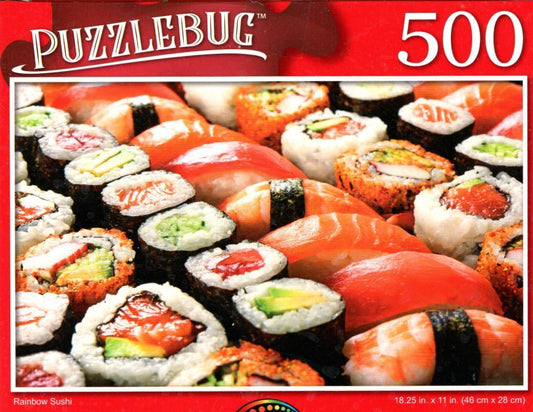 Rainbow Sushi - 500 Pieces Jigsaw Puzzle