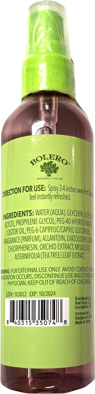 Bolero Renew Facial Mist - Wild Orchid & Tea Tree 4fl oz (118.29ml)