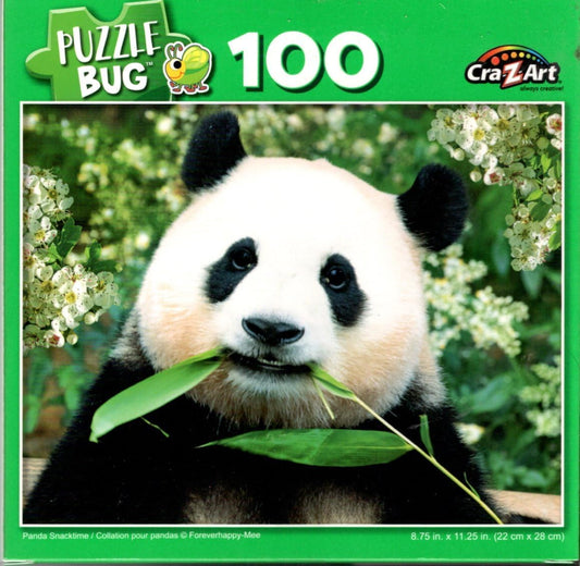 Panda Snacktime - 100 Piece Jigsaw Puzzle