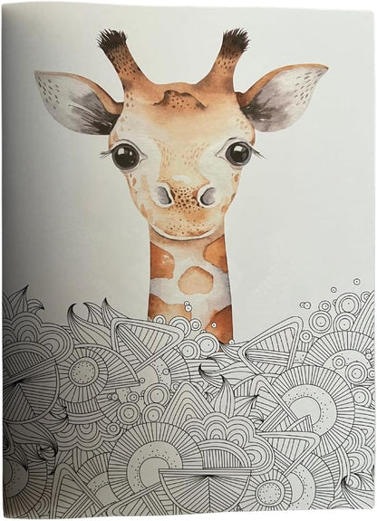 The Illustrated Coloring Book, 16 Sheets - Blue Skunk