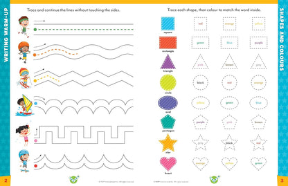 Head Start Skills Workbooks: Ages 5-6 - Kindergarten Prep with Sticker Sheet