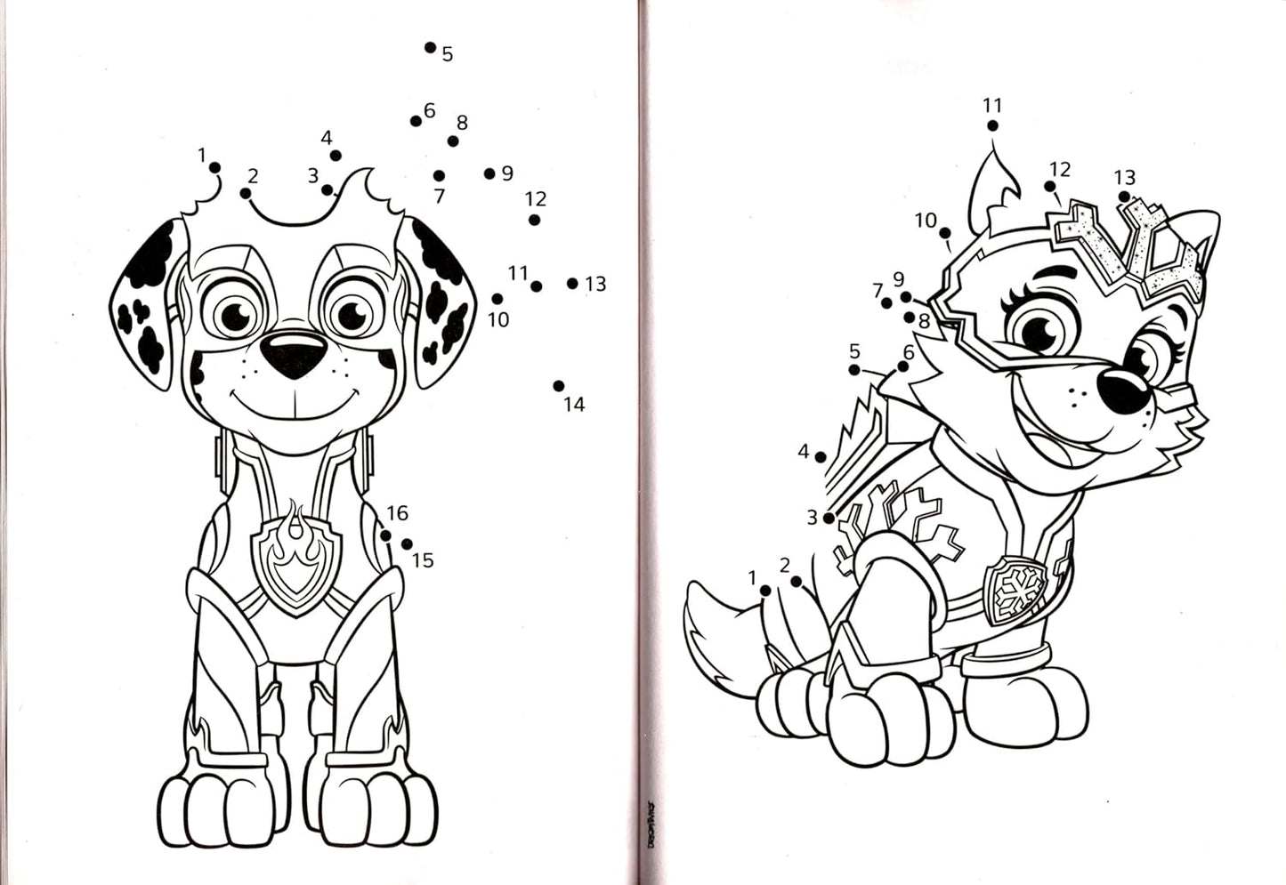 Paw Patrol - Power Up Pups & PLayTime Pups - Dot to Dot - Coloring & Activity Books