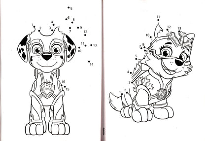 Paw Patrol - Power Up Pups & PLayTime Pups - Dot to Dot - Coloring & Activity Books