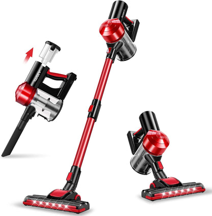 iwoly C150 Cordless Vacuum Cleaner Rechargeable with 2200mAh Detachable READ