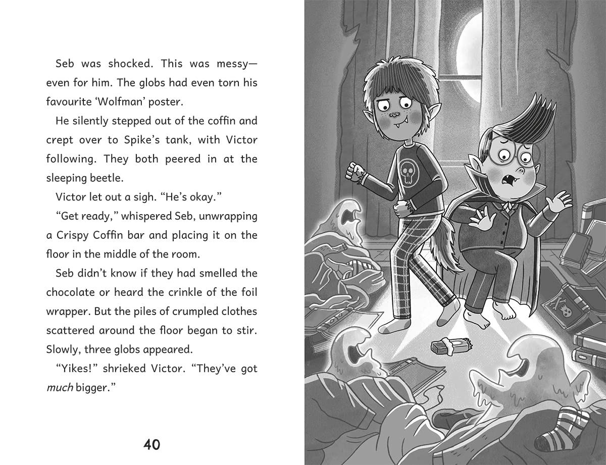 Don't Feed the Glob! (Grim Falls Academy) Paperback Book