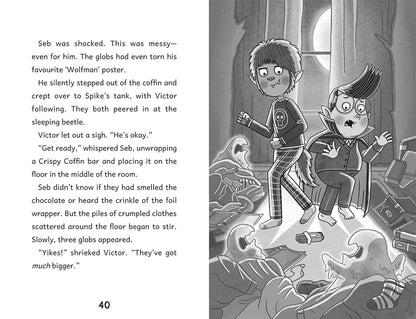 Don't Feed the Glob! (Grim Falls Academy) Paperback Book