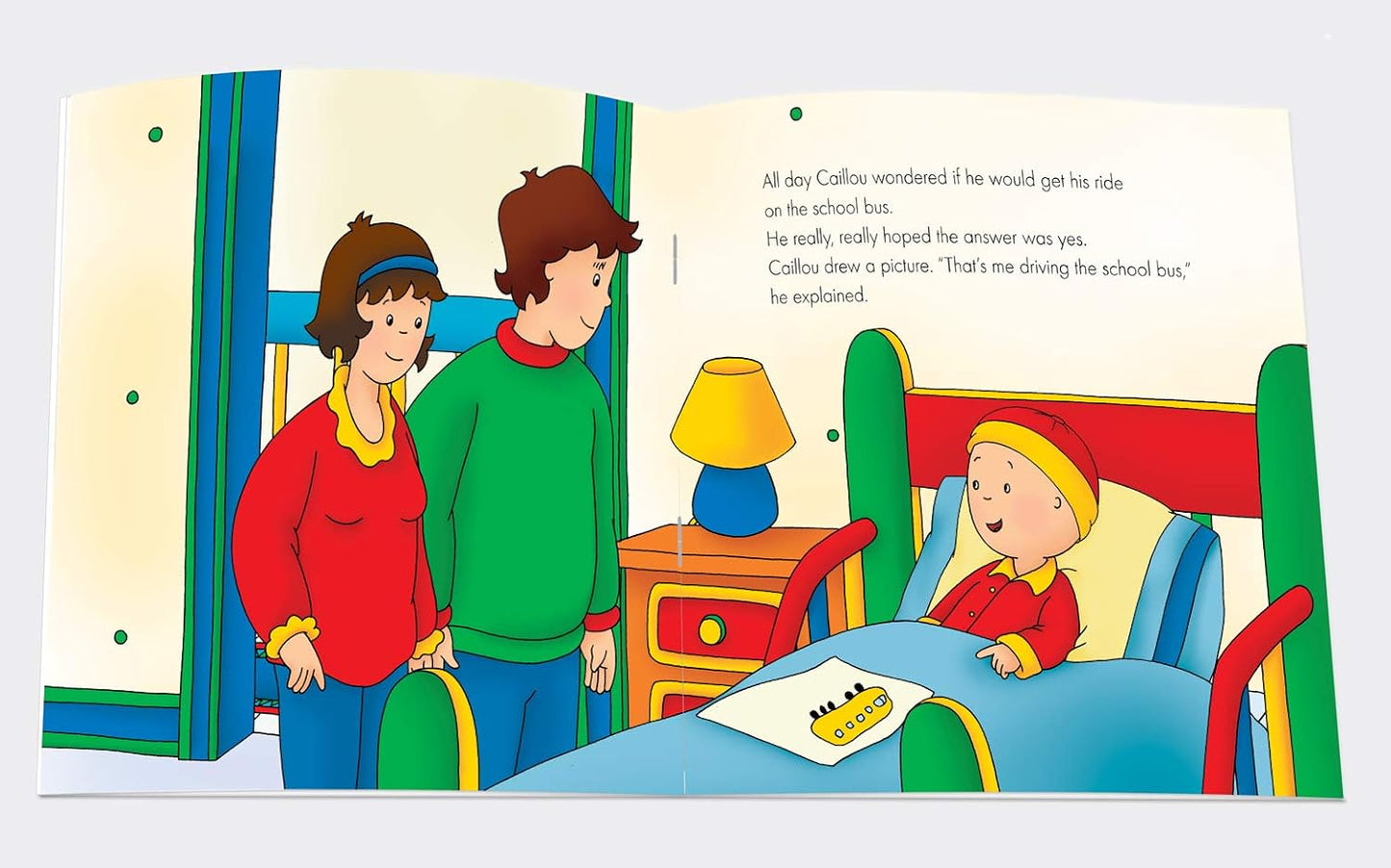 Caillou-The School Bus - Children Book