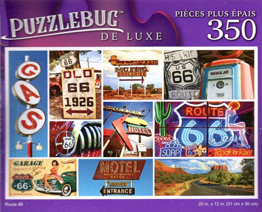 Route 66-350 Pieces Deluxe Jigsaw Puzzle