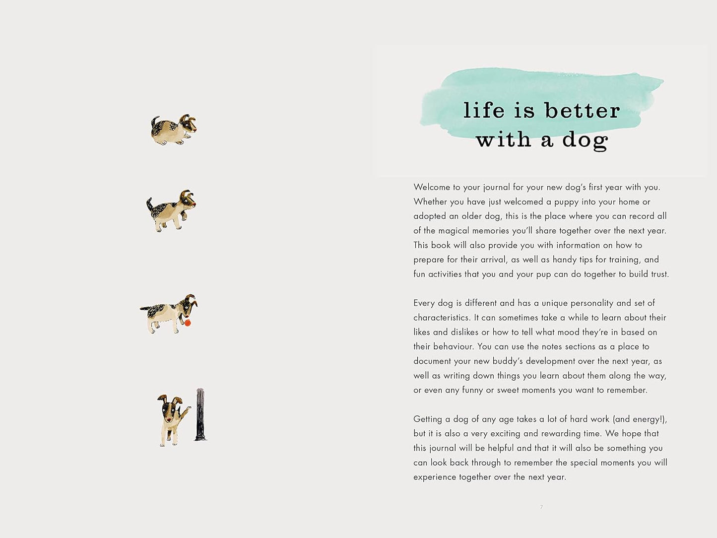 My Dog's First Year: A Journal (Keepsake Gift for Dog Lovers. Hardcover Book