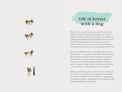 My Dog's First Year: A Journal (Keepsake Gift for Dog Lovers. Hardcover Book