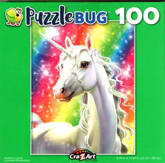 Rainbow Unicorn - 100 Pieces Jigsaw Puzzle