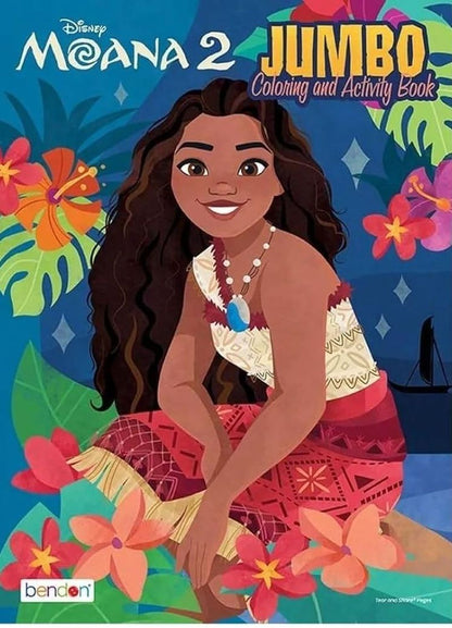 Moana 2 - Coloring & Activity Book (Set of 2 Books)