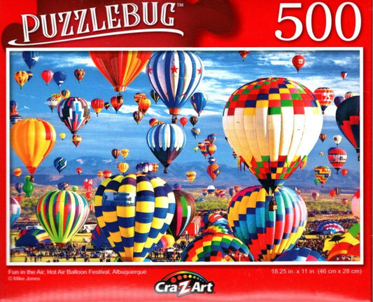 Fun in The Air, Hot Air Balloon Festival, Albuquerque - 500 Pieces Jigsaw Puzzle