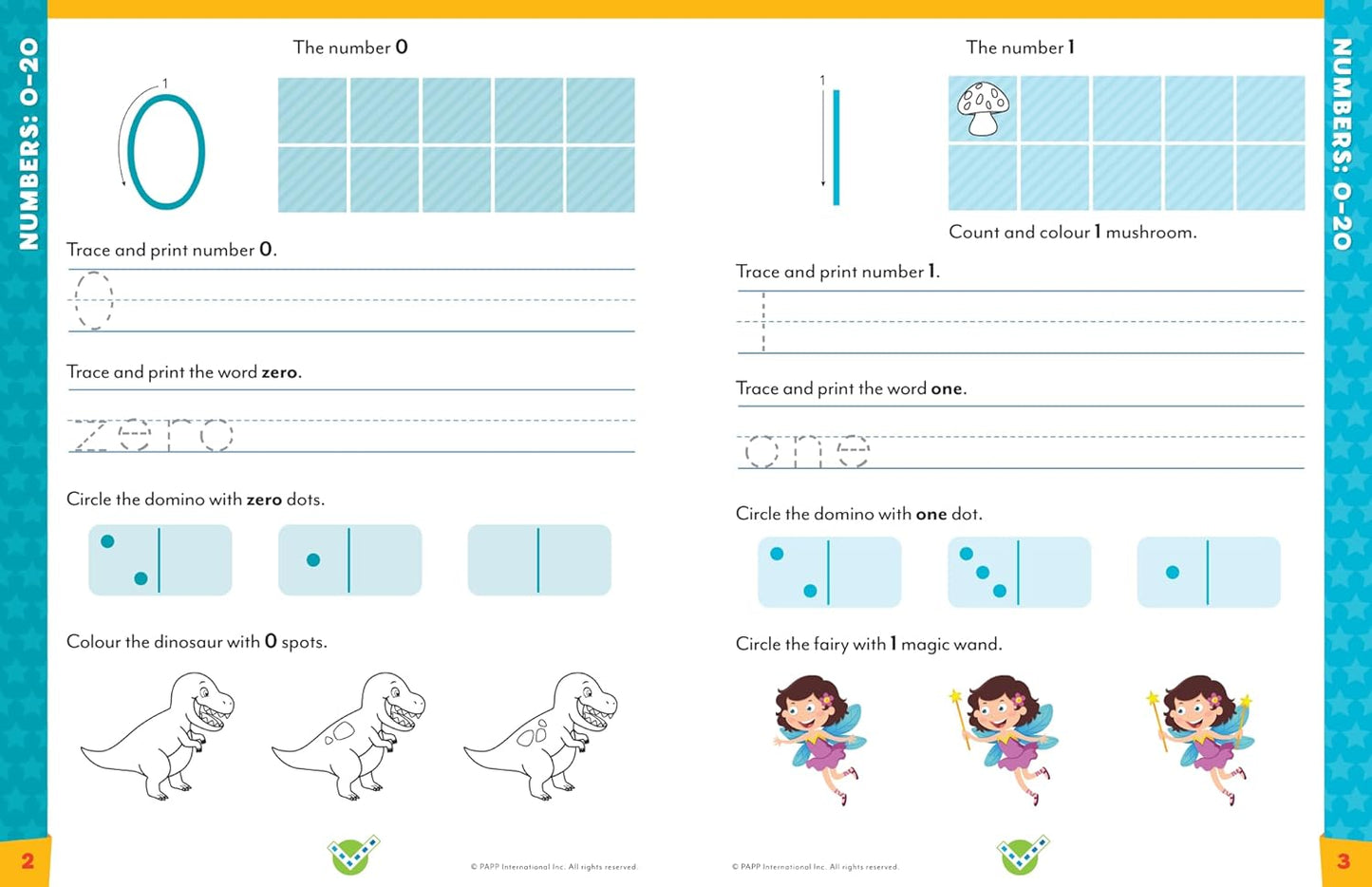 Head Start Math Workbooks: Ages 5-6 - Kindergarten Prep with Sticker Sheet