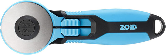 Zoid 60mm Rotary Cutter with Grip, Fabric Cutter Wheel, Rotary Cutter Blade