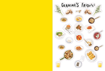 The Jewish Foods Sticker Book. Paperback Book