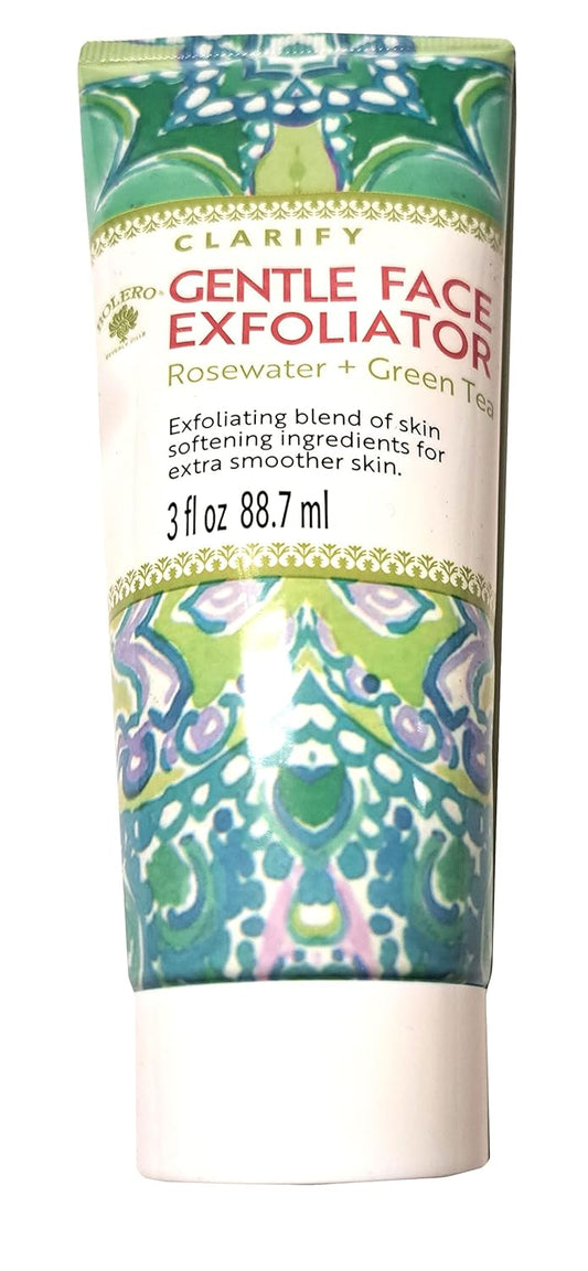 Bolero Clarify Gentle Face Exfoliator - Rosewater & Green Tea 3fl oz