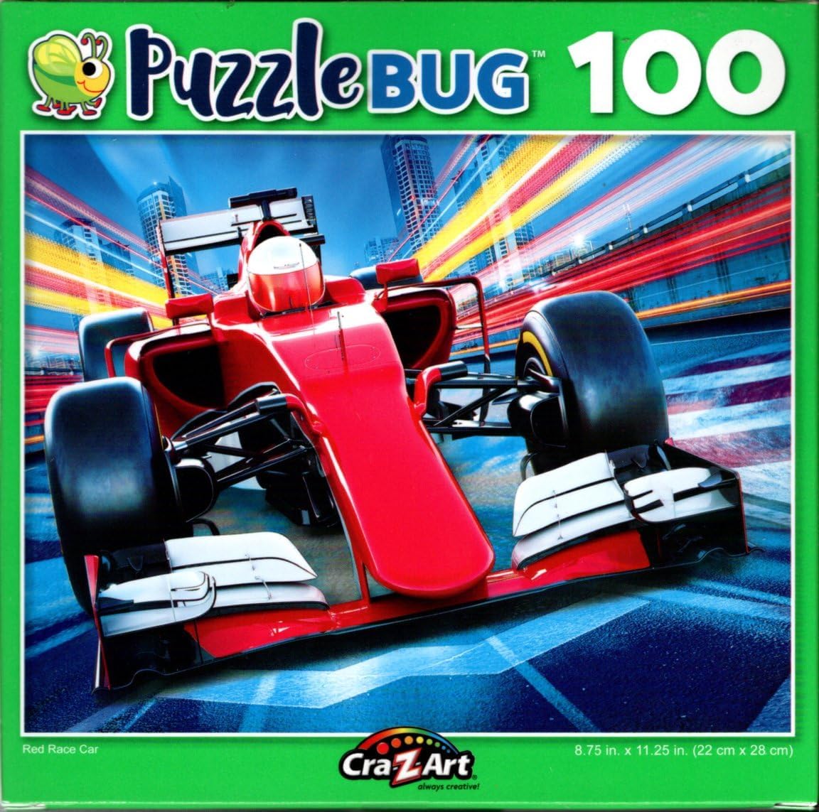 Red Race Car - 100 Pieces Jigsaw Puzzle for Adult