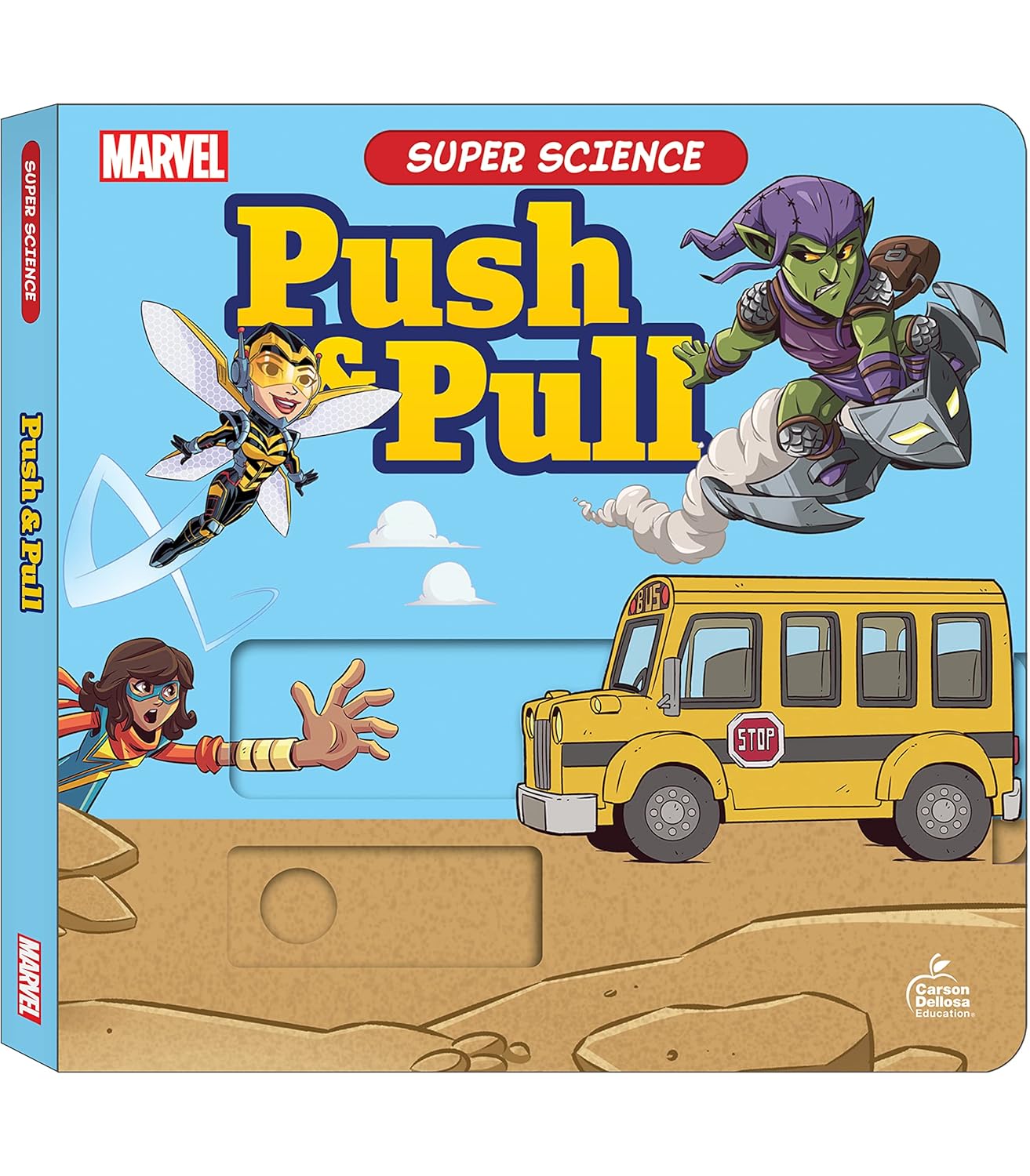 Disney Learning Super Science Push and Pull Board Book PreK