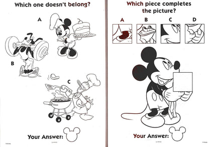 Disney Mickey Friends & Minnie - Jumbo Coloring & Activity Book (Set of 2 Books)