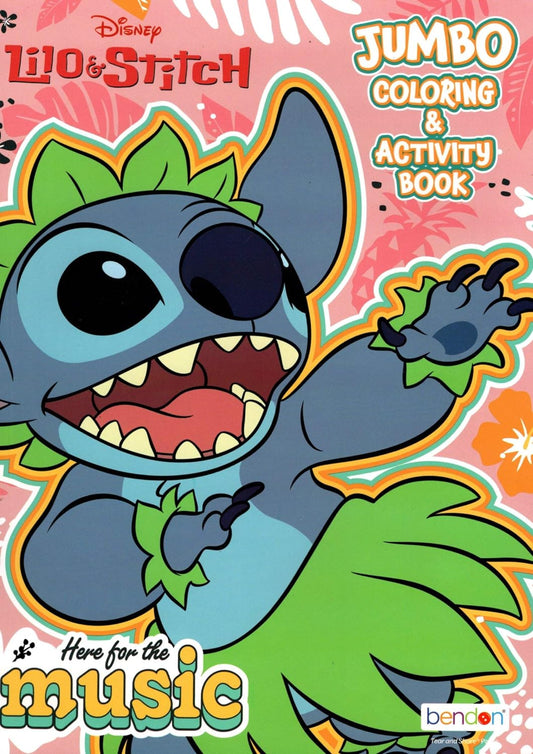 Lilo & Stitch - Jumbo Coloring & Activity Book - Here for the Music