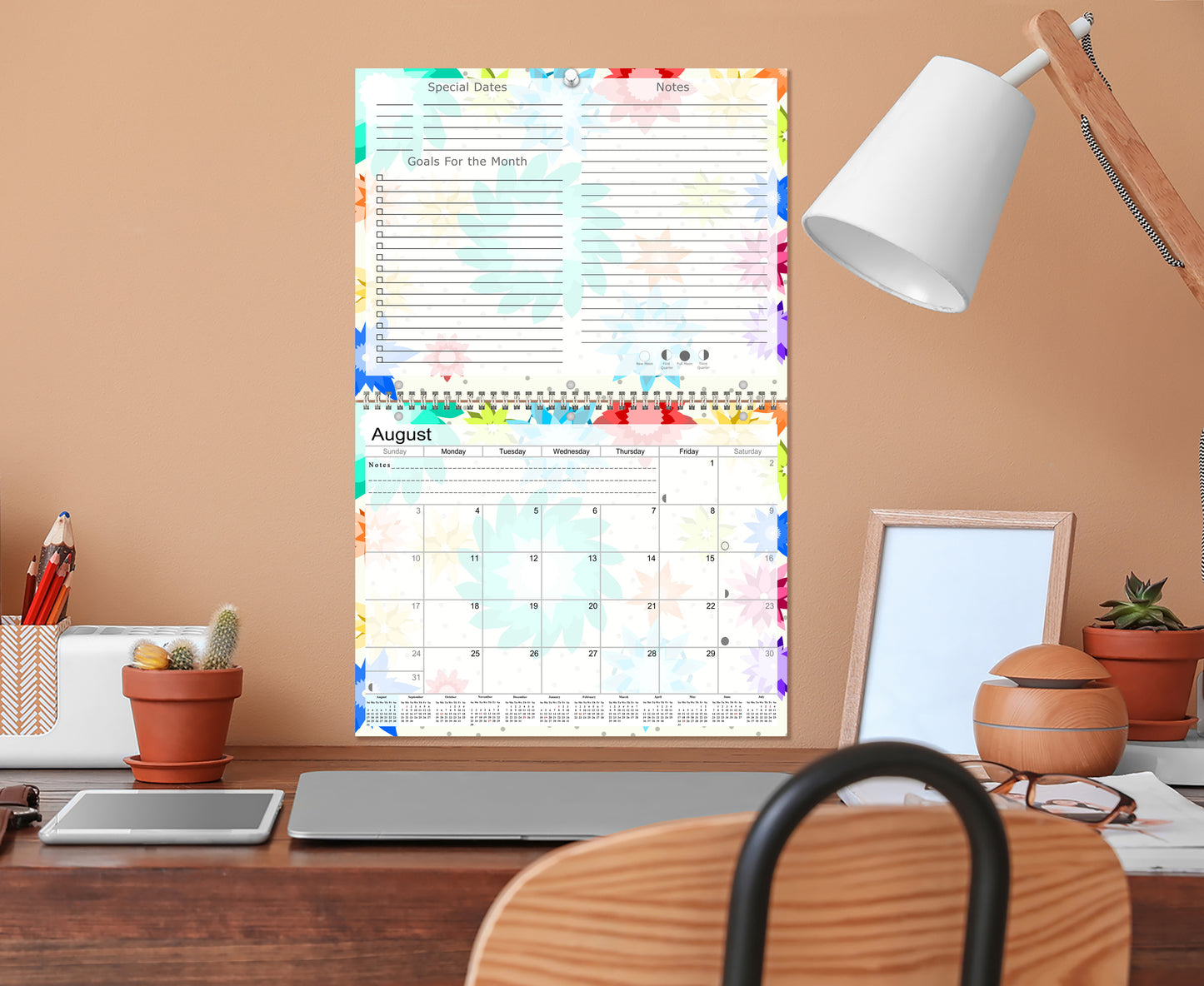 2026 - 2027 Academic Year 12 Months Student Calendar 3-Ring Binder (Edition #08)