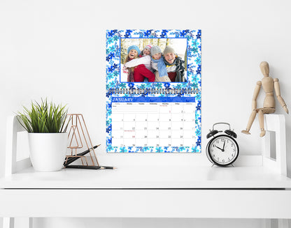Personalized Custom 12 Months Calendar 2027 Collecting Memories Wall/Desktop/Planner Spiral-bound Mini 8.5x11 Inch (Add Your Own Photos) - Customized For Home, Office, Party, Birthday, Christmas Gift - Made in USA (Edition #12)