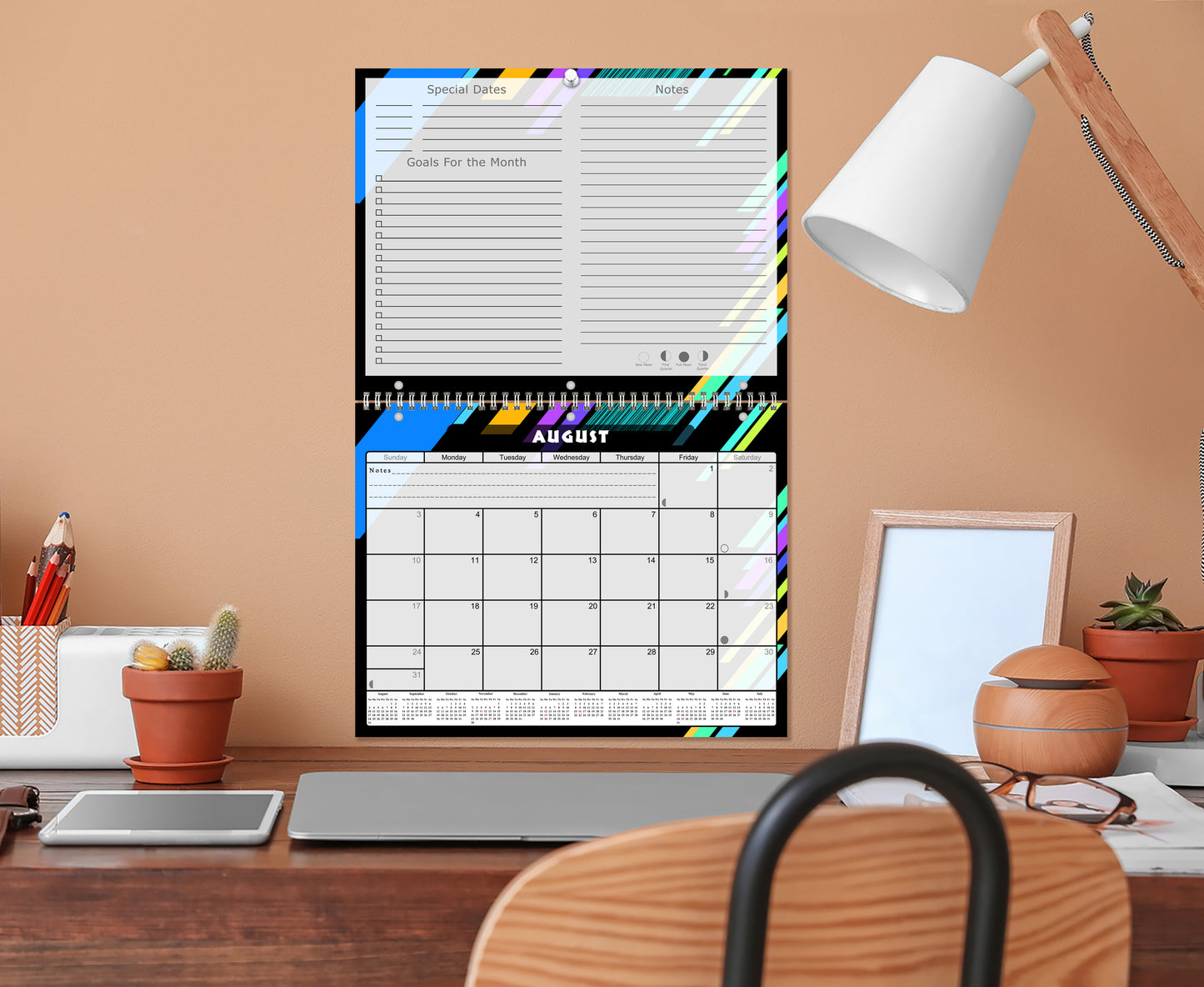 2026 - 2027 Academic Year 12 Months Student Calendar 3-Ring Binder (Edition #012)