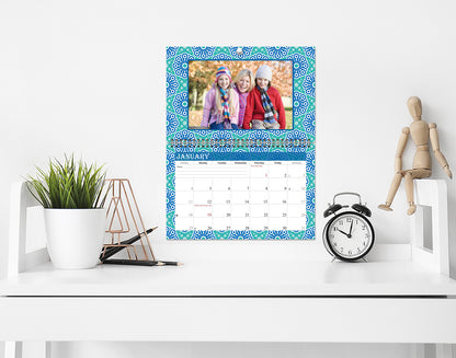 Personalized Custom 12 Months Calendar 2027 Collecting Memories Wall/Desktop/Planner Spiral-bound Mini 8.5x11 Inch (Add Your Own Photos) - Customized For Home, Office, Party, Birthday, Christmas Gift - Made in USA (Edition #15)