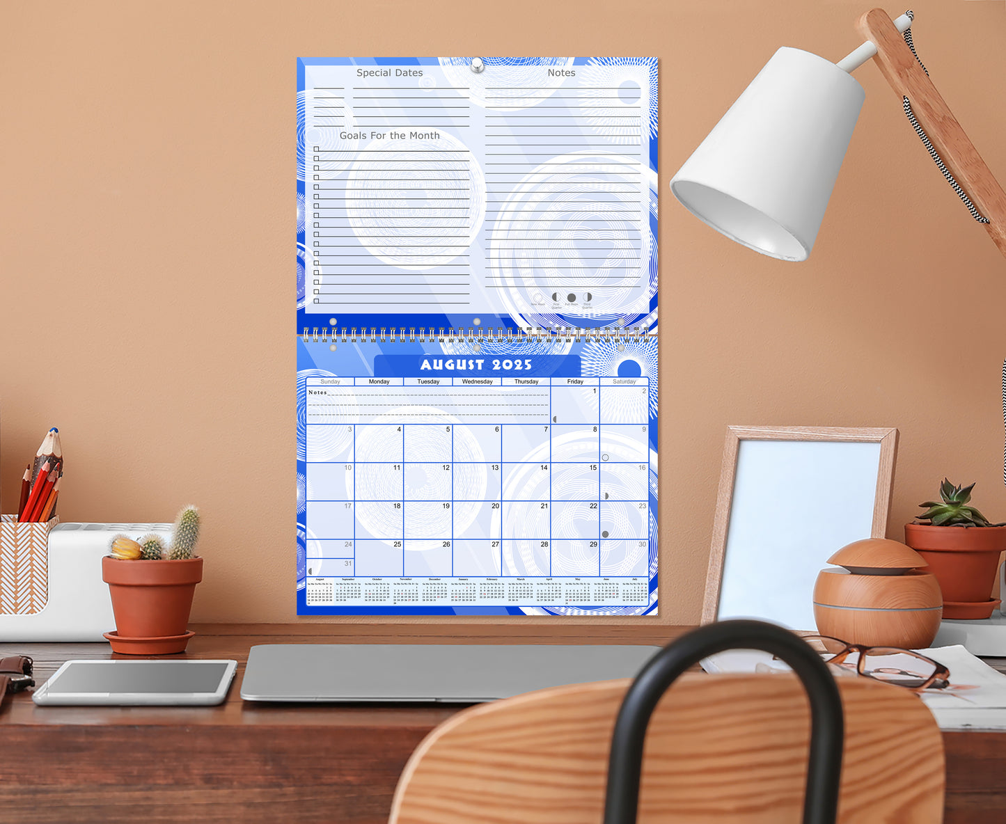 2025 - 2026 Academic Year 12 Months Student Calendar 3-Ring Binder (Edition #013)