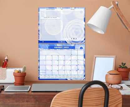2025 - 2026 Academic Year 12 Months Student Calendar 3-Ring Binder (Edition #013)
