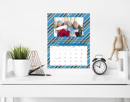 Personalized Custom 12 Months Calendar 2027 Collecting Memories Wall/Desktop/Planner Spiral-bound Mini 8.5x11 Inch (Add Your Own Photos) - Customized For Home, Office, Party, Birthday, Christmas Gift - Made in USA (Edition #17)