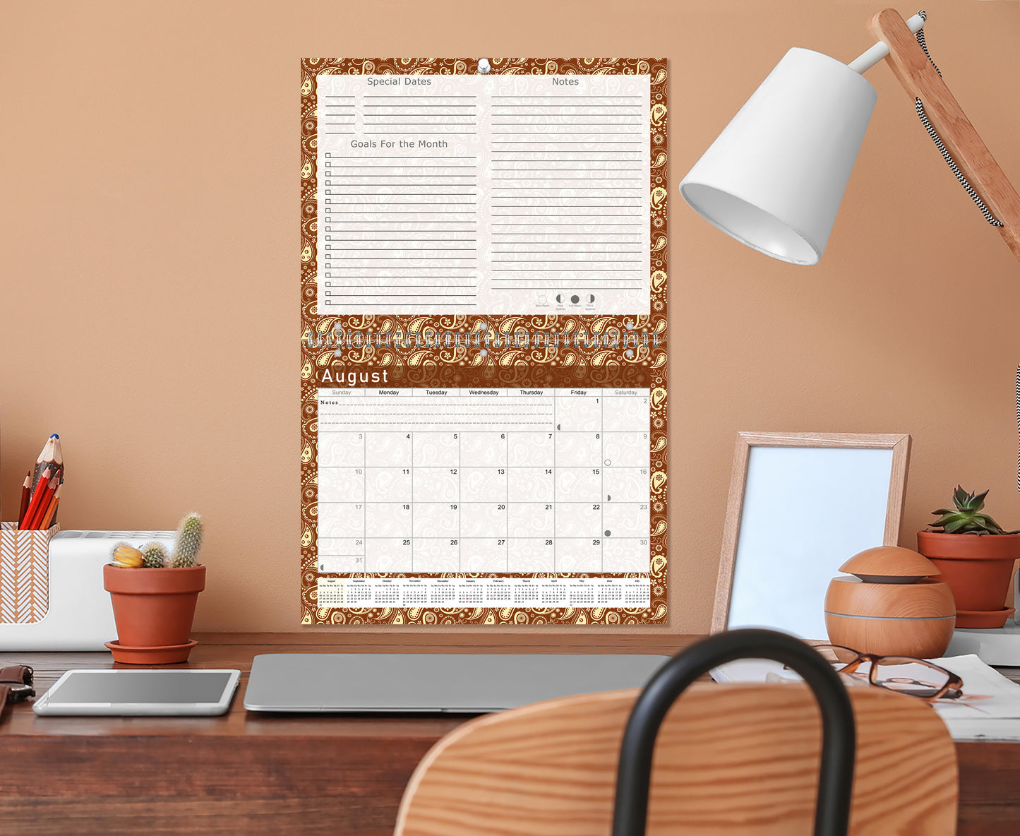 2026 - 2027 Academic Year 12 Months Student Calendar 3-Ring Binder (Edition #017)