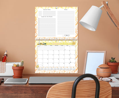 2026 - 2027 Academic Year 12 Months Student Calendar 3-Ring Binder(Edition #03)