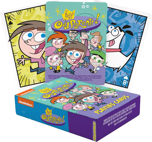 AQUARIUS Nickelodeon Fairly Odd Parents Playing Cards – Fairly Odd Parents Cards