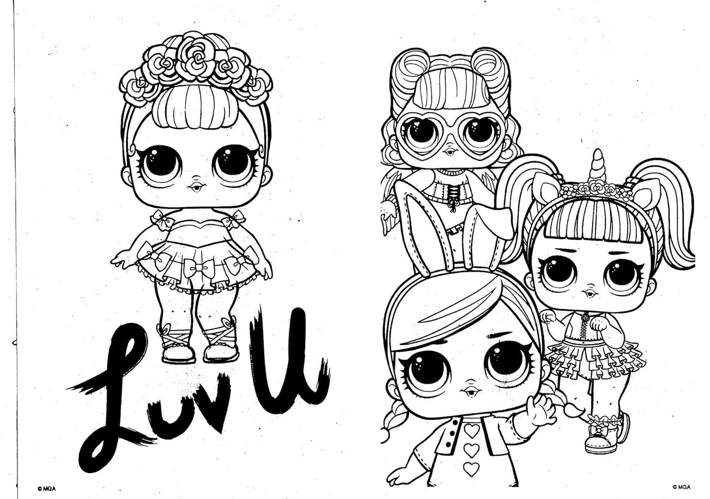 L.O.L. Surprise - Jumbo Coloring & Activity Book - Glam Life