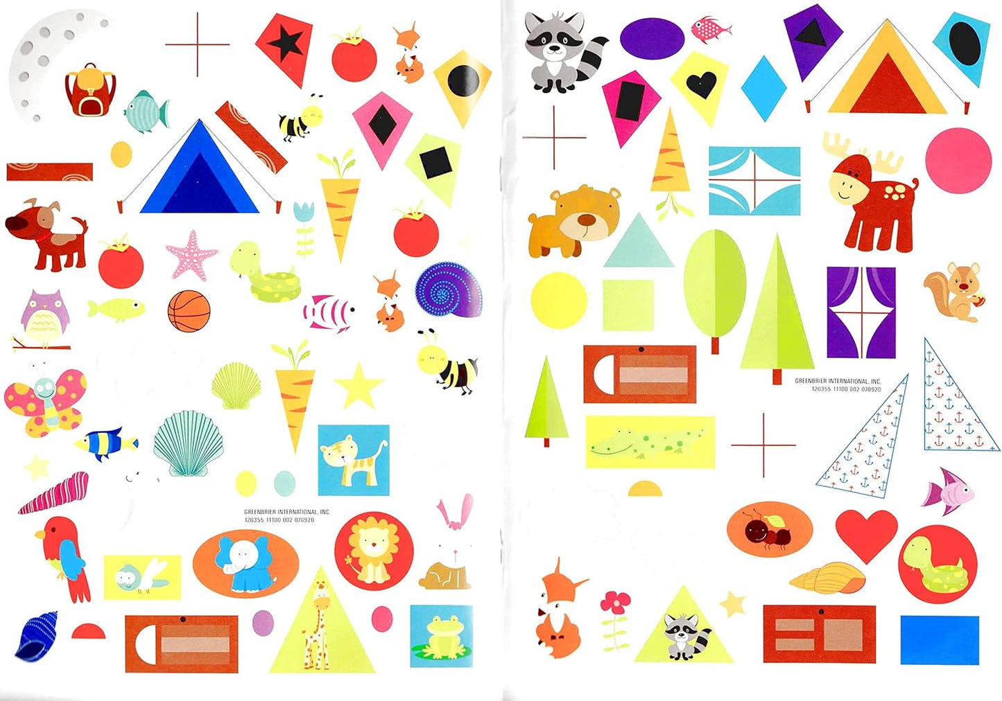Flowerpot Press My First Sticker Book Collection - Colors and Shapes - Set