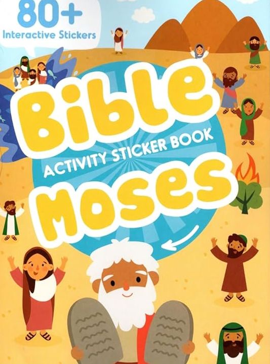 Bible Activity Moses - Sticker Book Over 80 Stickers) v9