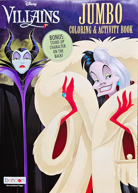 Disney Villains Jumbo Coloring & Activity Book - 80 pgs.