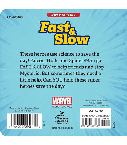 Disney Learning Super Science Fast and Slow Board Book