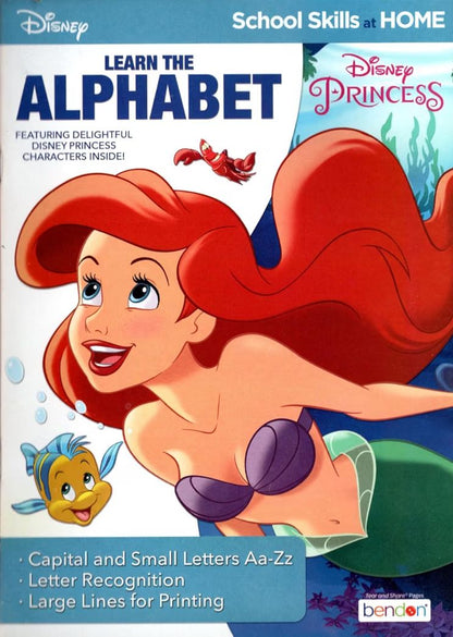 Disney Learning - Princess - Learn The Alphabet - Workbook