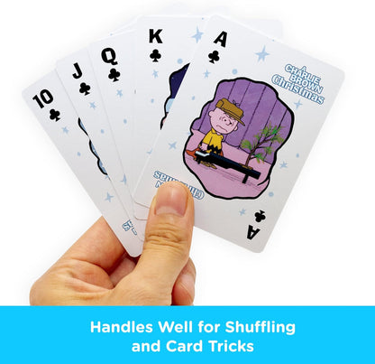 AQUARIUS Peanuts Charlie Brown Christmas Playing Cards
