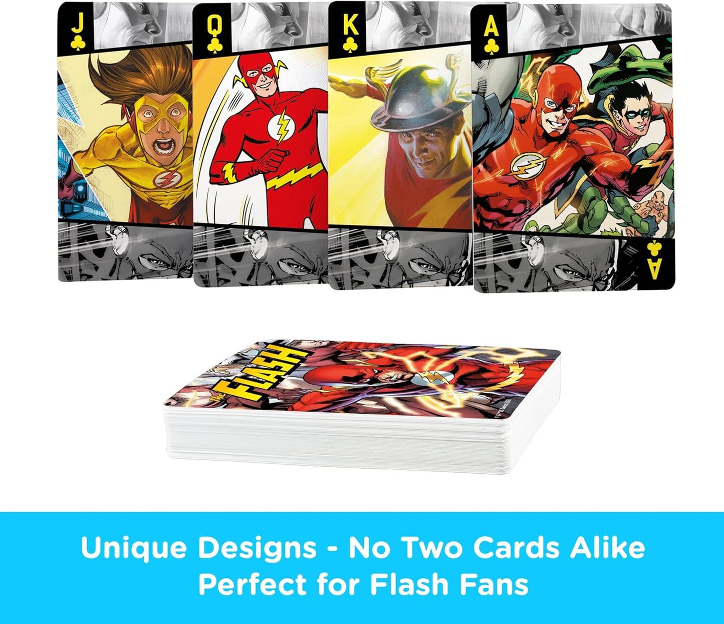 AQUARIUS DC Comics The Flash Playing Cards - The Flash Themed Deck of Cards