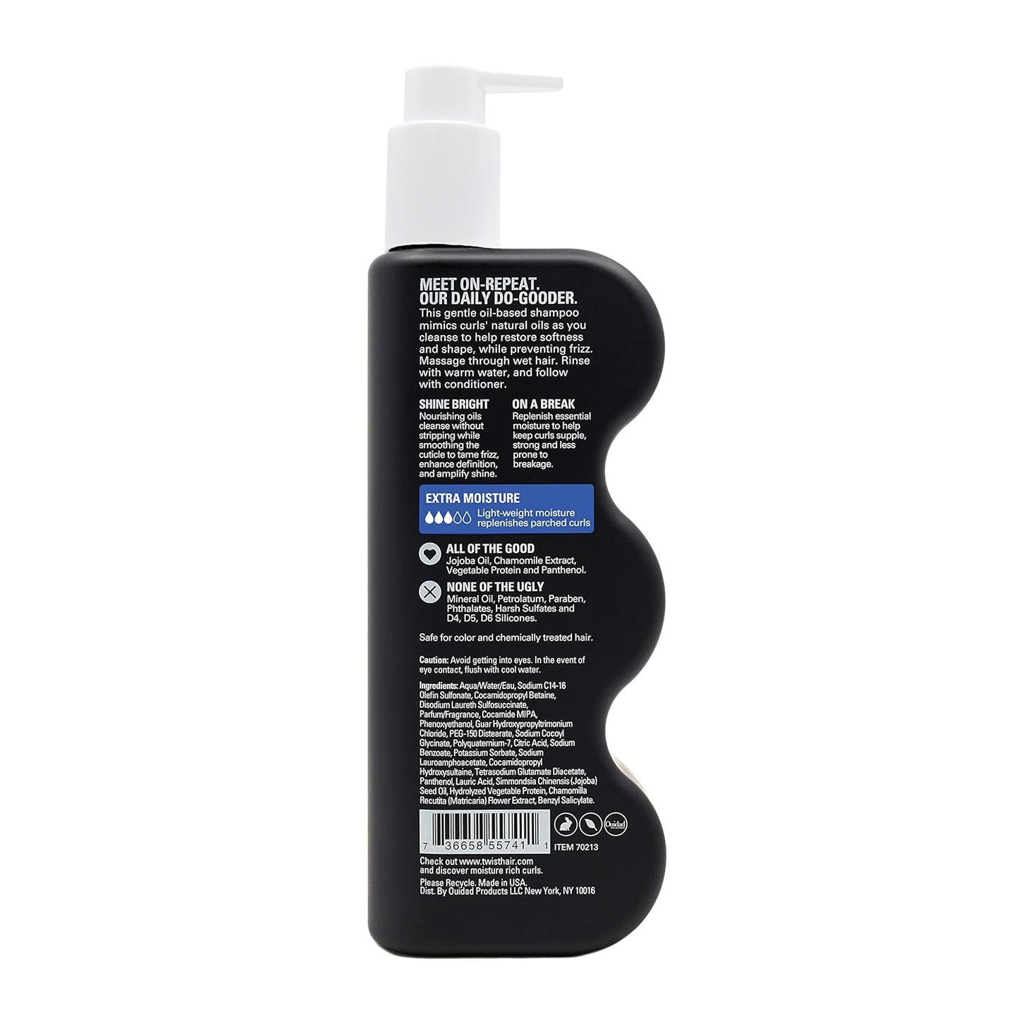 TWIST On-repeat Gentle Oil Infused Shampoo, 13 ounces (Set of 2 Pack)