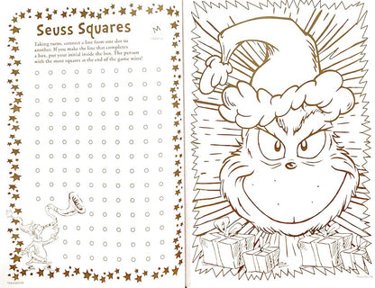 Grinch Holiday Christmas Coloring & Activity Book (Set of 2) v2