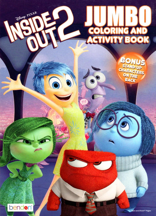 Inside Out 2 - Jumbo Coloring & Activity Book