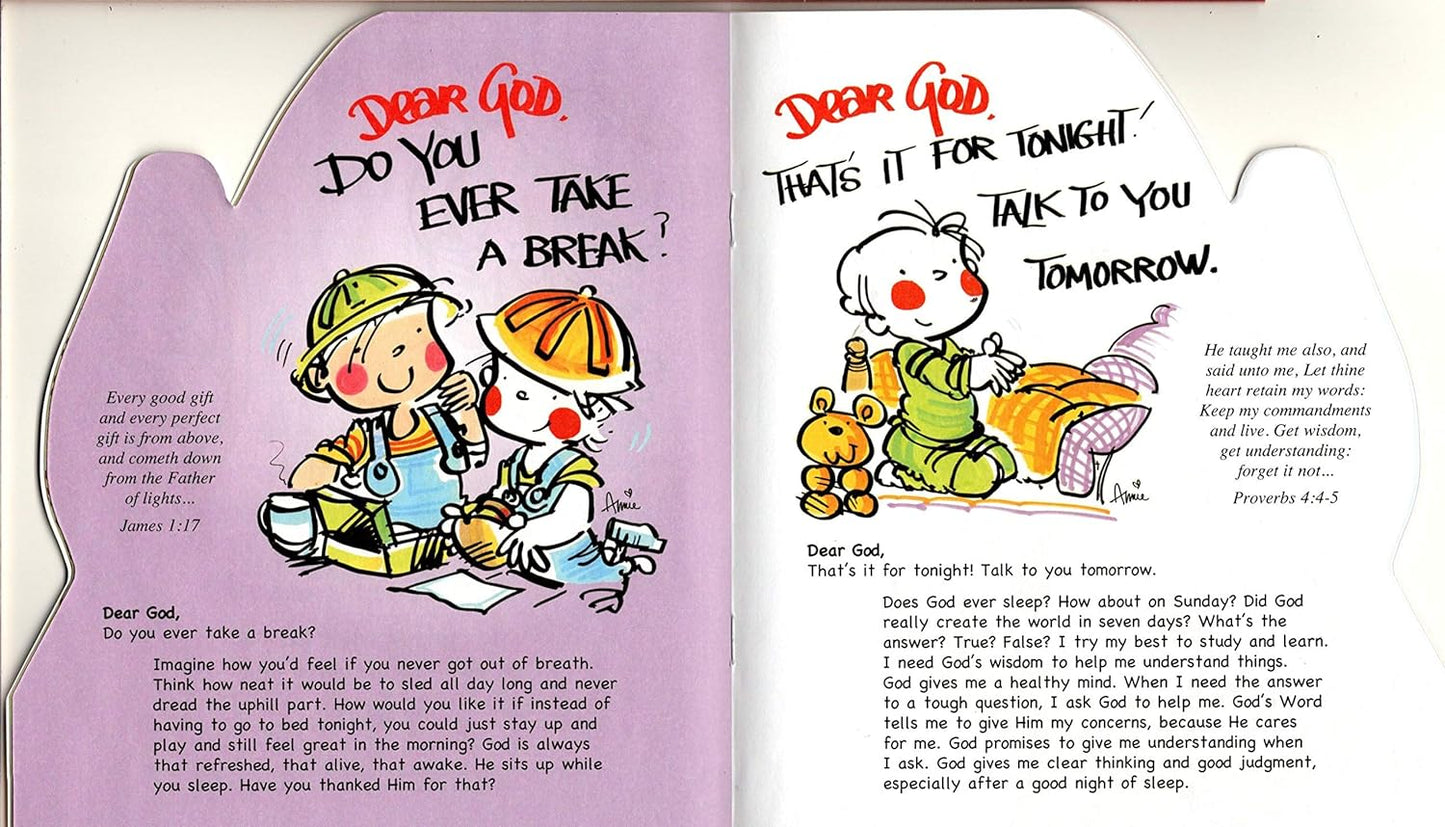 Dear God Prayers and Letters - Shaped Books (Set of 4 Books)