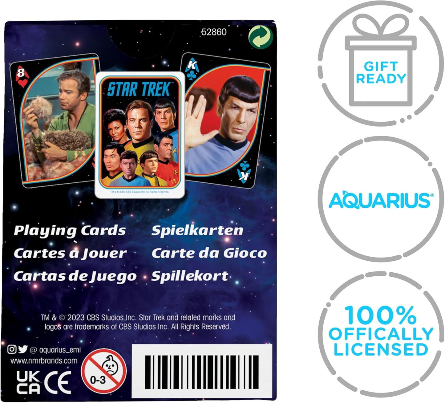 Aquarius Star Trek Original Series - Playing Cards