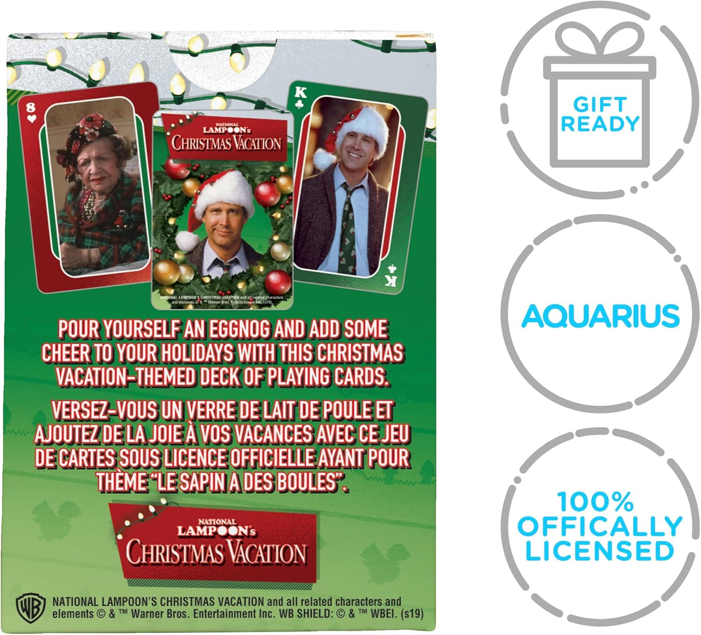 AQUARIUS Christmas Vacation Playing Cards - Christmas Vacation