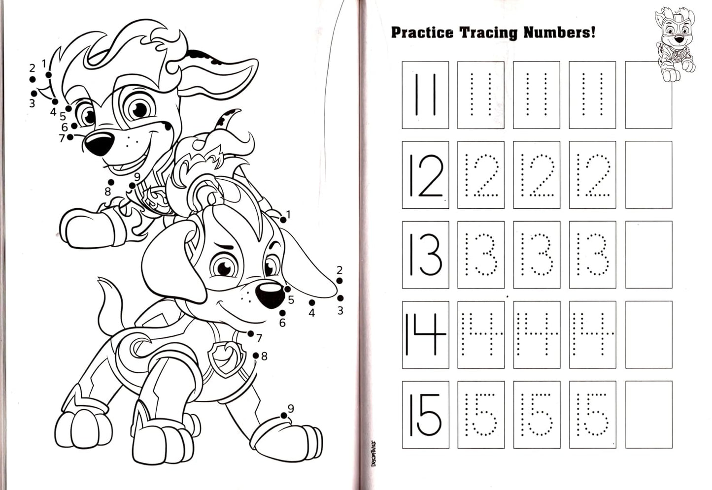 Paw Patrol - Power Up Pups & PLayTime Pups - Dot to Dot - Coloring & Activity Books